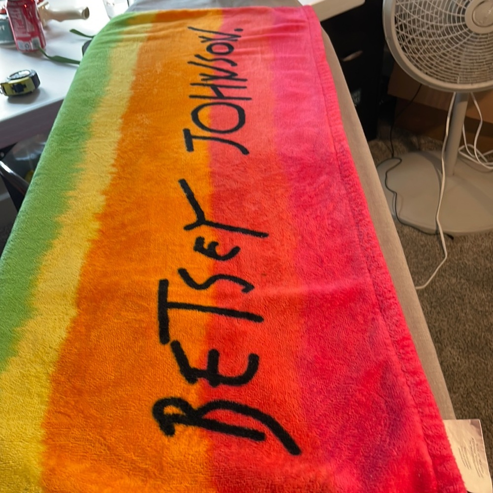 Betsey Johnson oversized beach towel